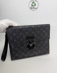 Louis Vuitton pochette lock nera