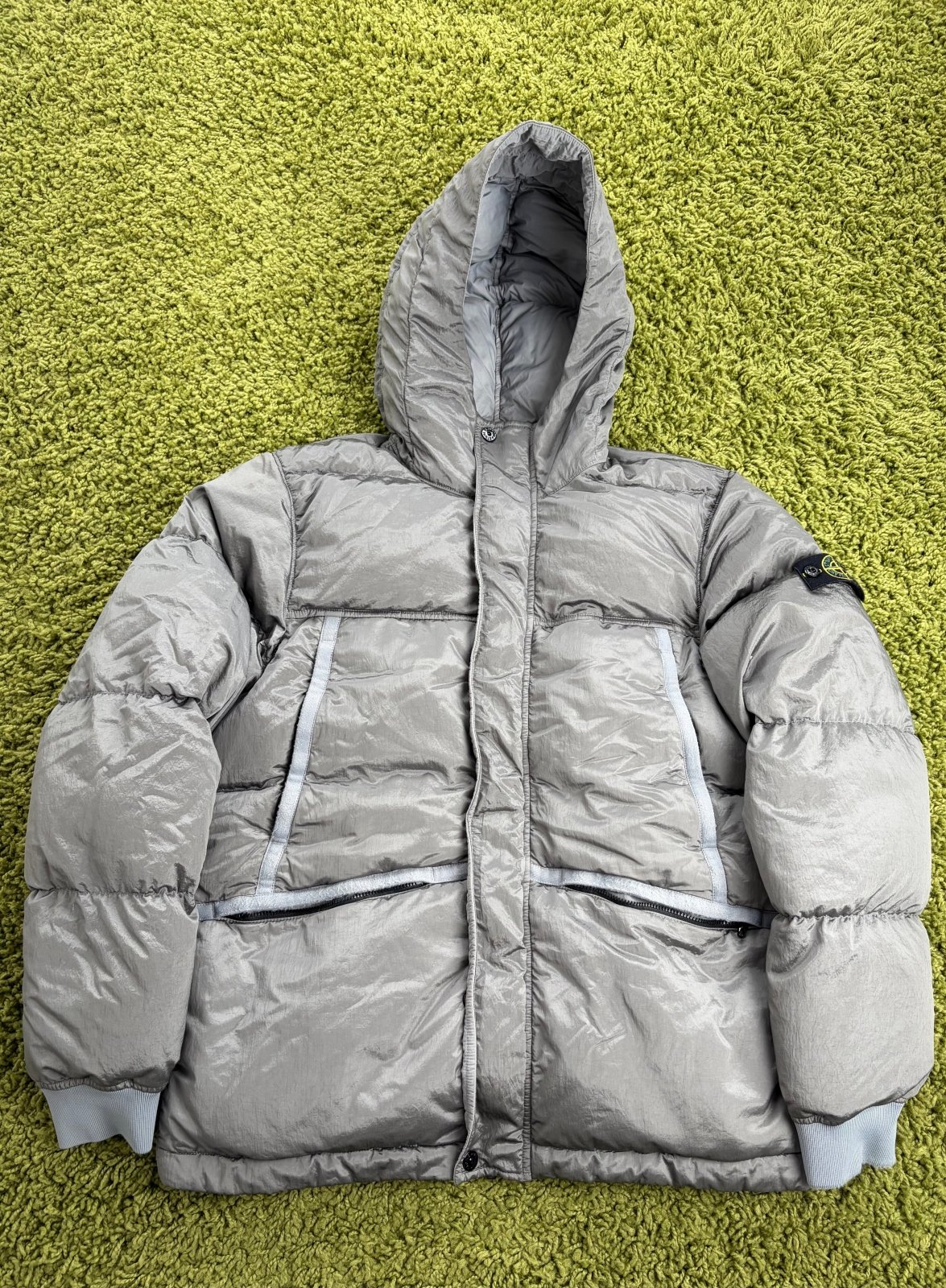 Giubbotto Stone Island Nylon Metal Down-TC Grigio S - Second Hand Di Fiore