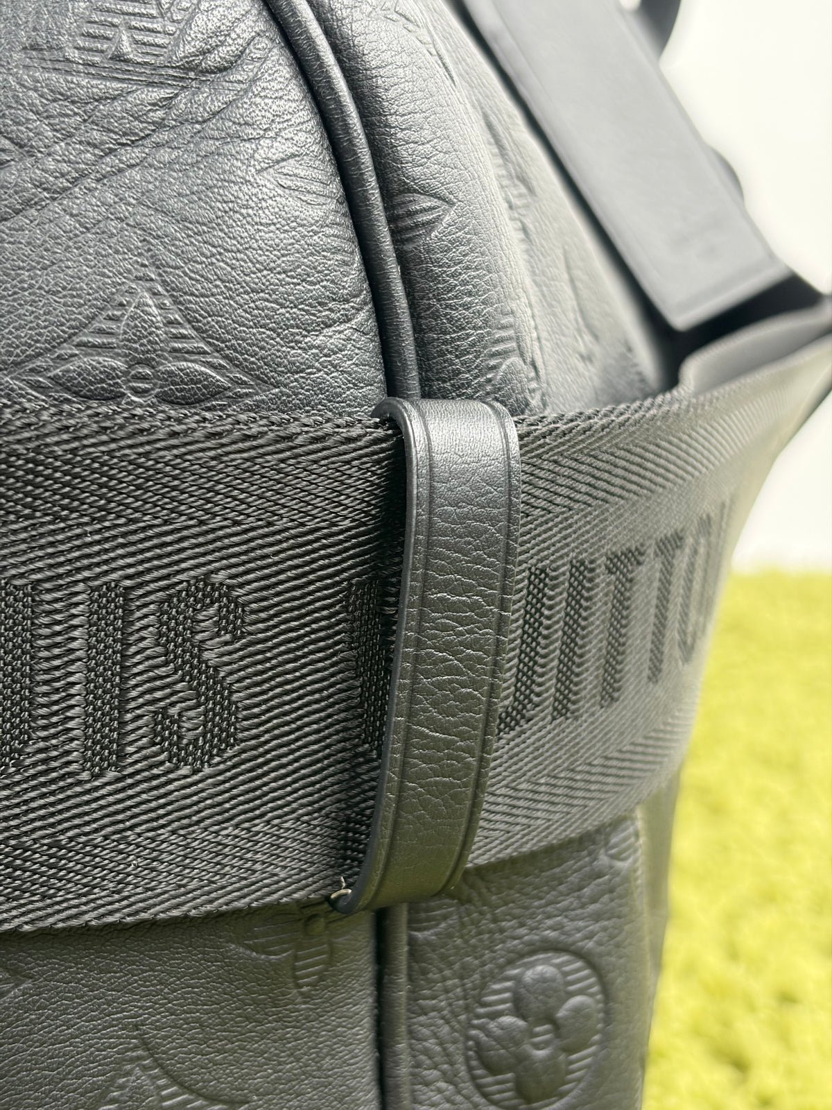 Borsone keepall Louis Vuitton Bandoulière 50 Nera