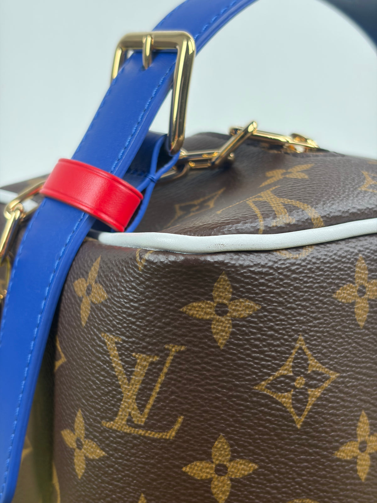 Beauty Case Louis Vuitton X NBA Marrone
