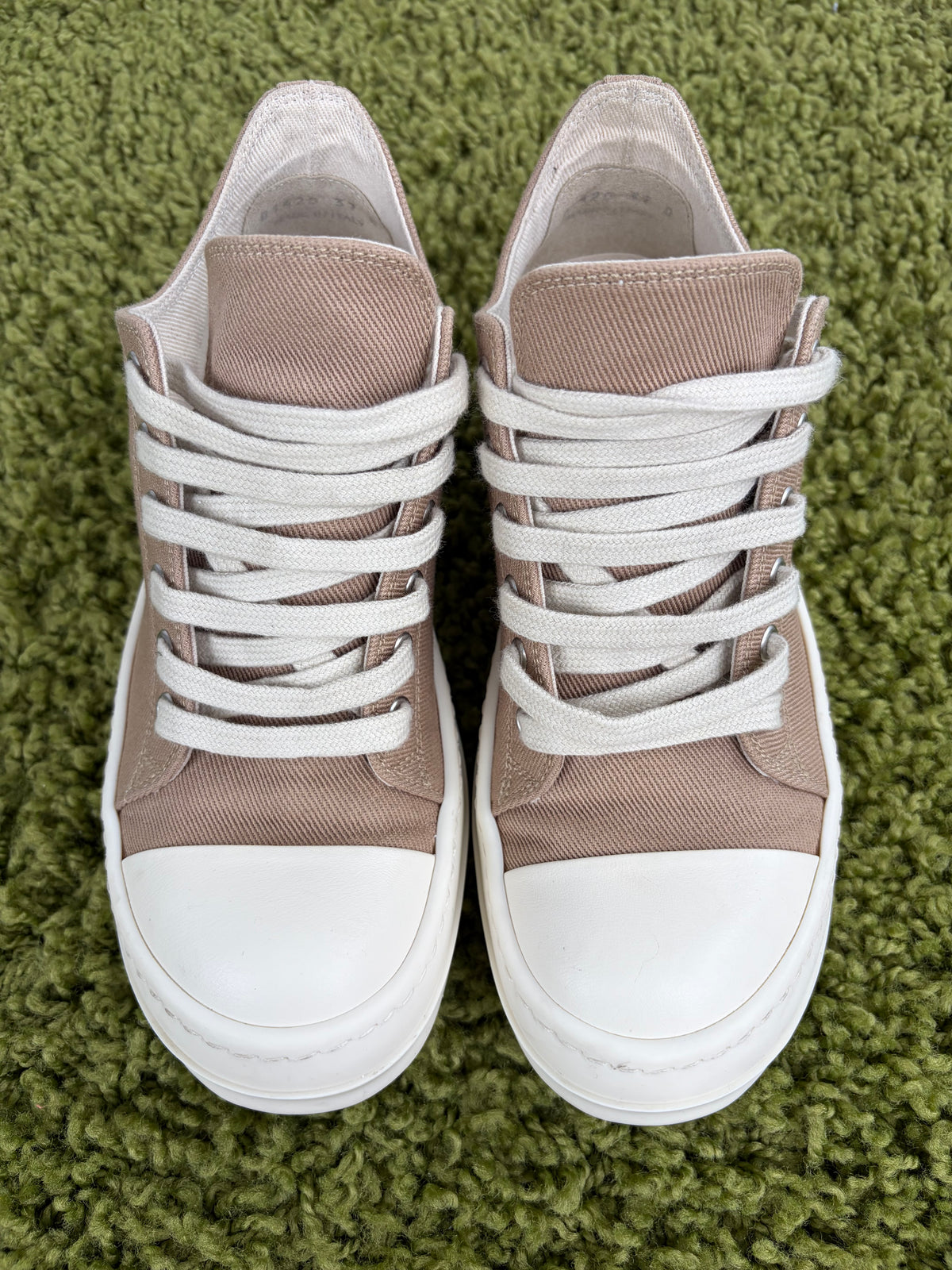 Rick Owens Ramones Low Beige 37