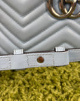 Borsa Gucci Marmont azzurra