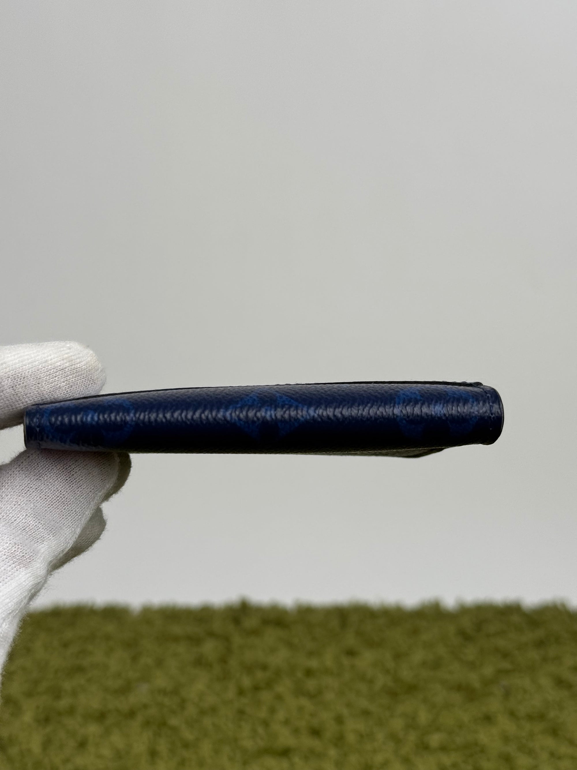 Portacarte Louis Vuitton in pelle Blu