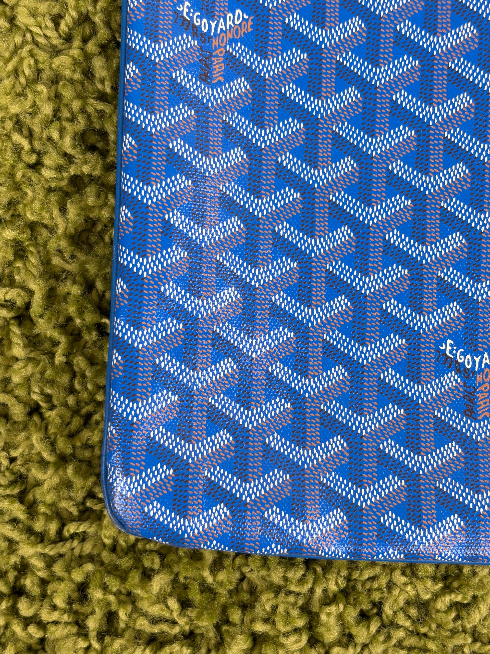 Pochette Goyard blu