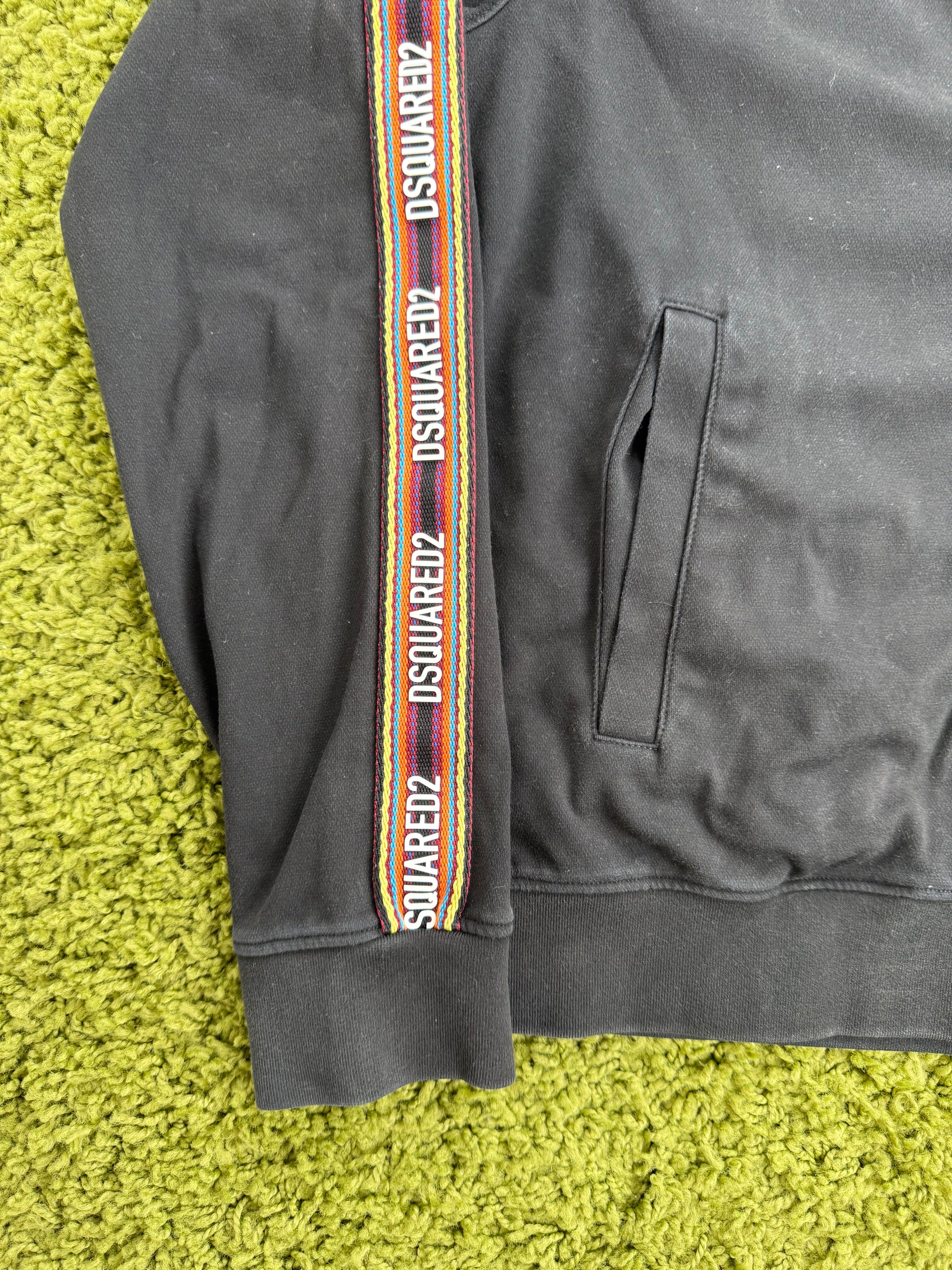 Completo Dsquared2 Nero Felpa XL pantalone XL