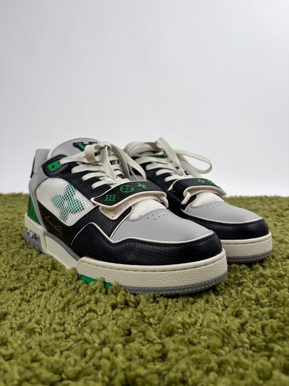 Louis Vuitton Trainer Nera Multicolor 9 - Second Hand Di Fiore