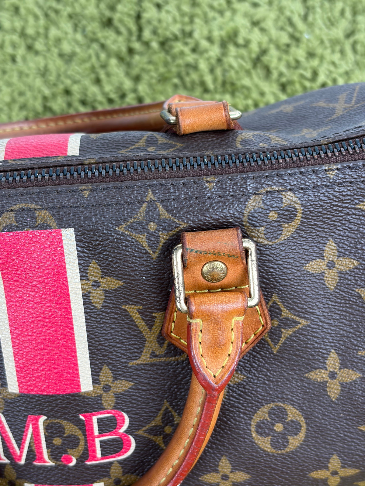 Borsa Louis Vuitton Speedy Marrone