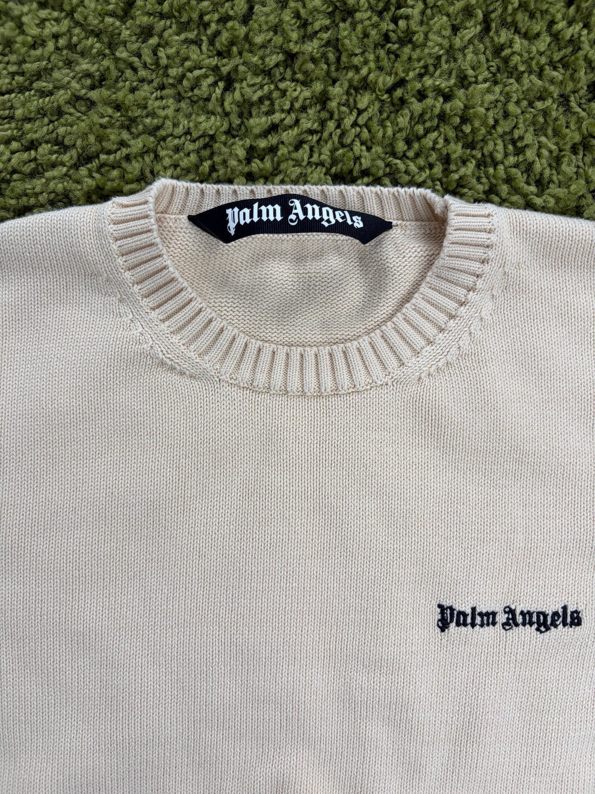 Maglione Palm Angels Beige Chiaro L