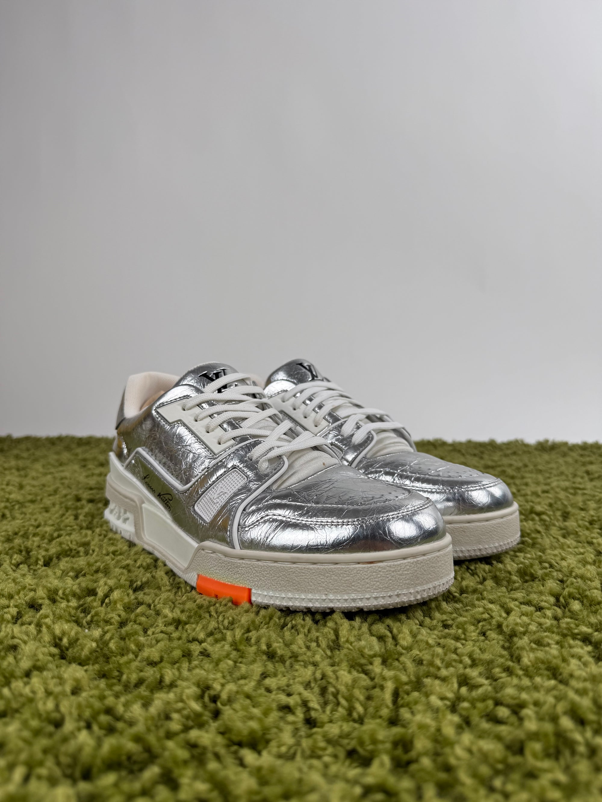 Louis Vuitton Trainer Argento 7