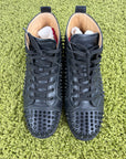 Christian Louboutin Spikes High in pelle Nera