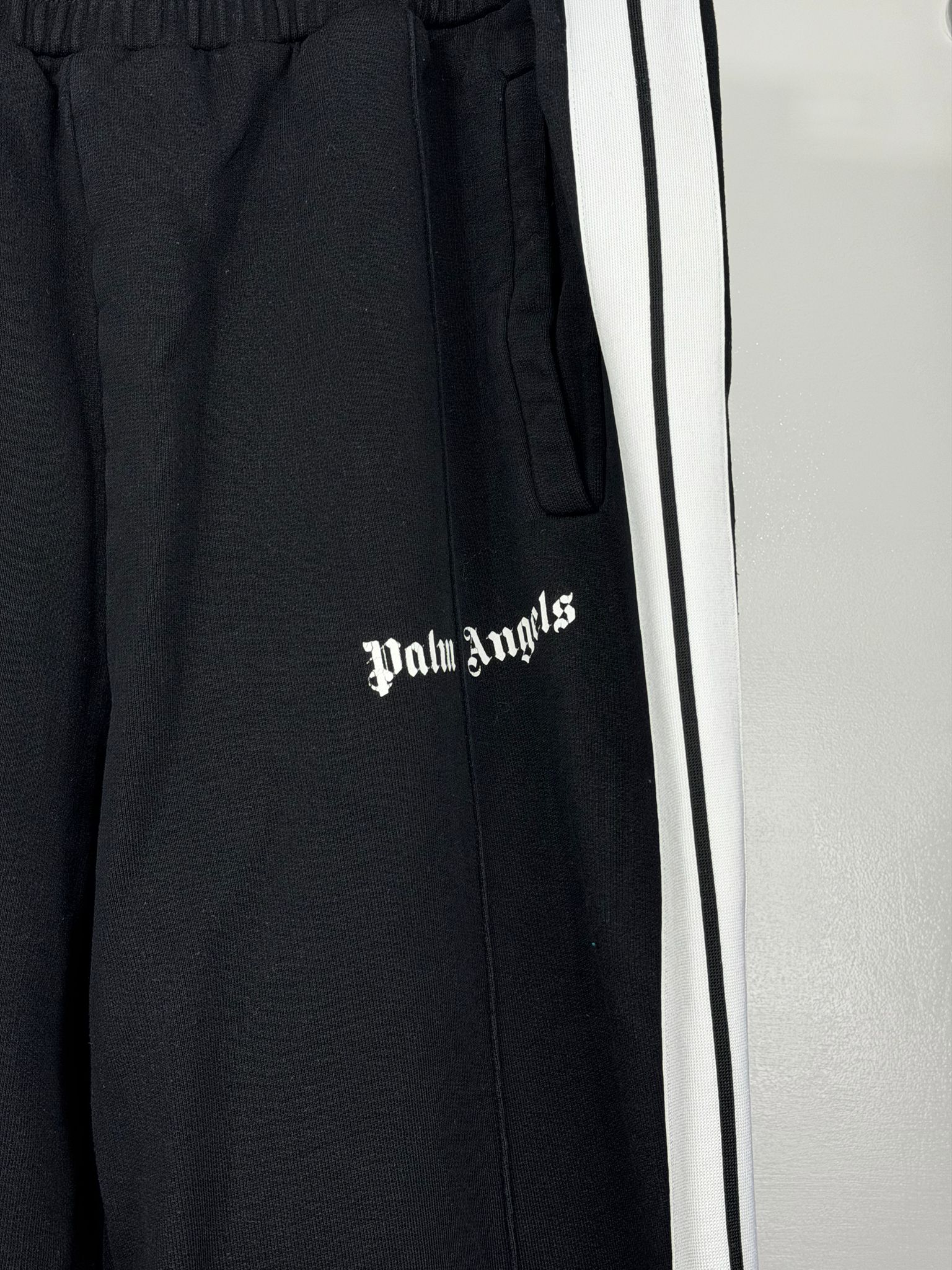 pantalone Palm Angels Size XXL nero e bianco