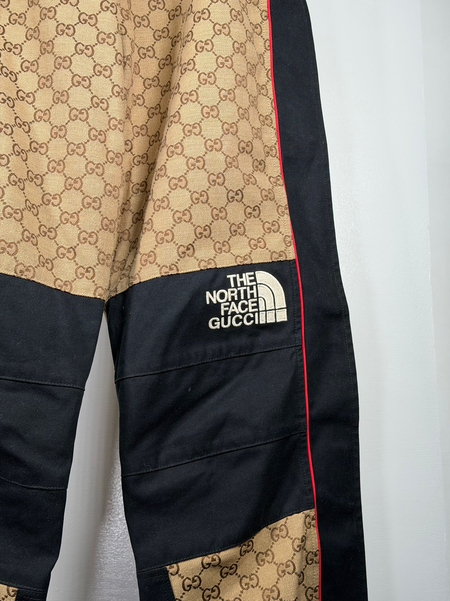 pantalone North face X Gucci Size 40 veste M marrone e nero