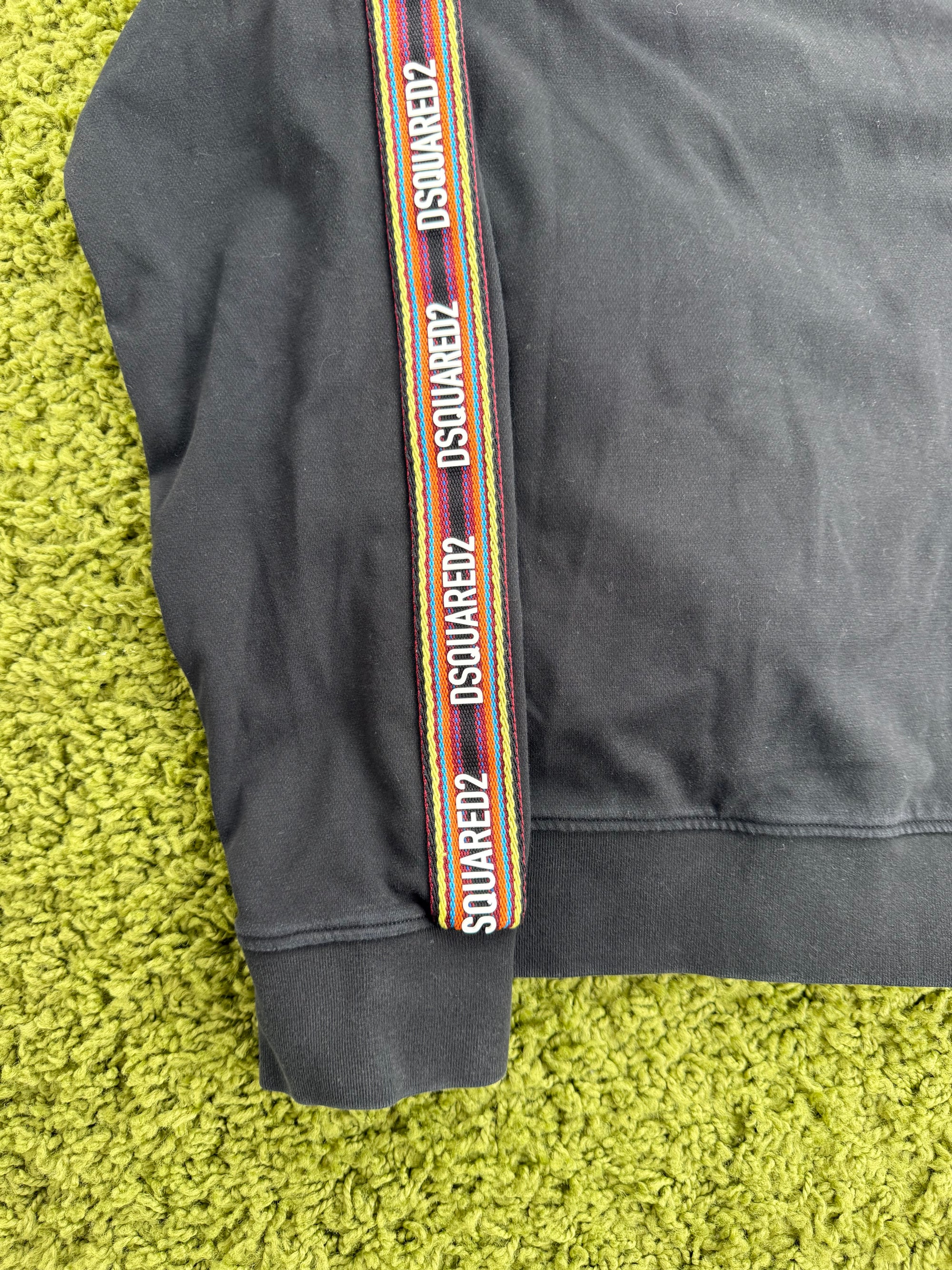 Completo Dsquared2 Nero Felpa XL pantalone XL