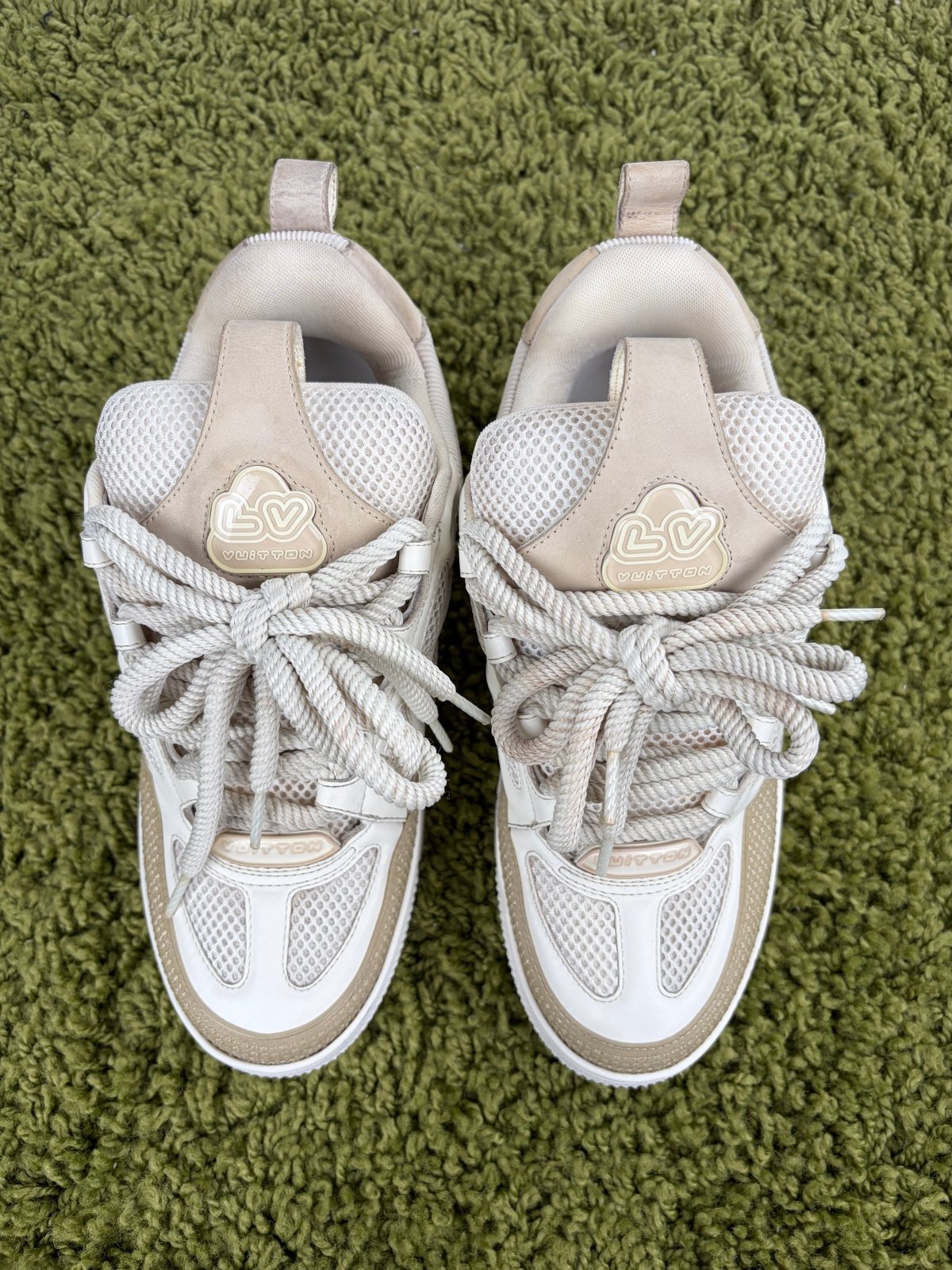 Louis Vuitton Skate Beige 7.5 - Second Hand Di Fiore