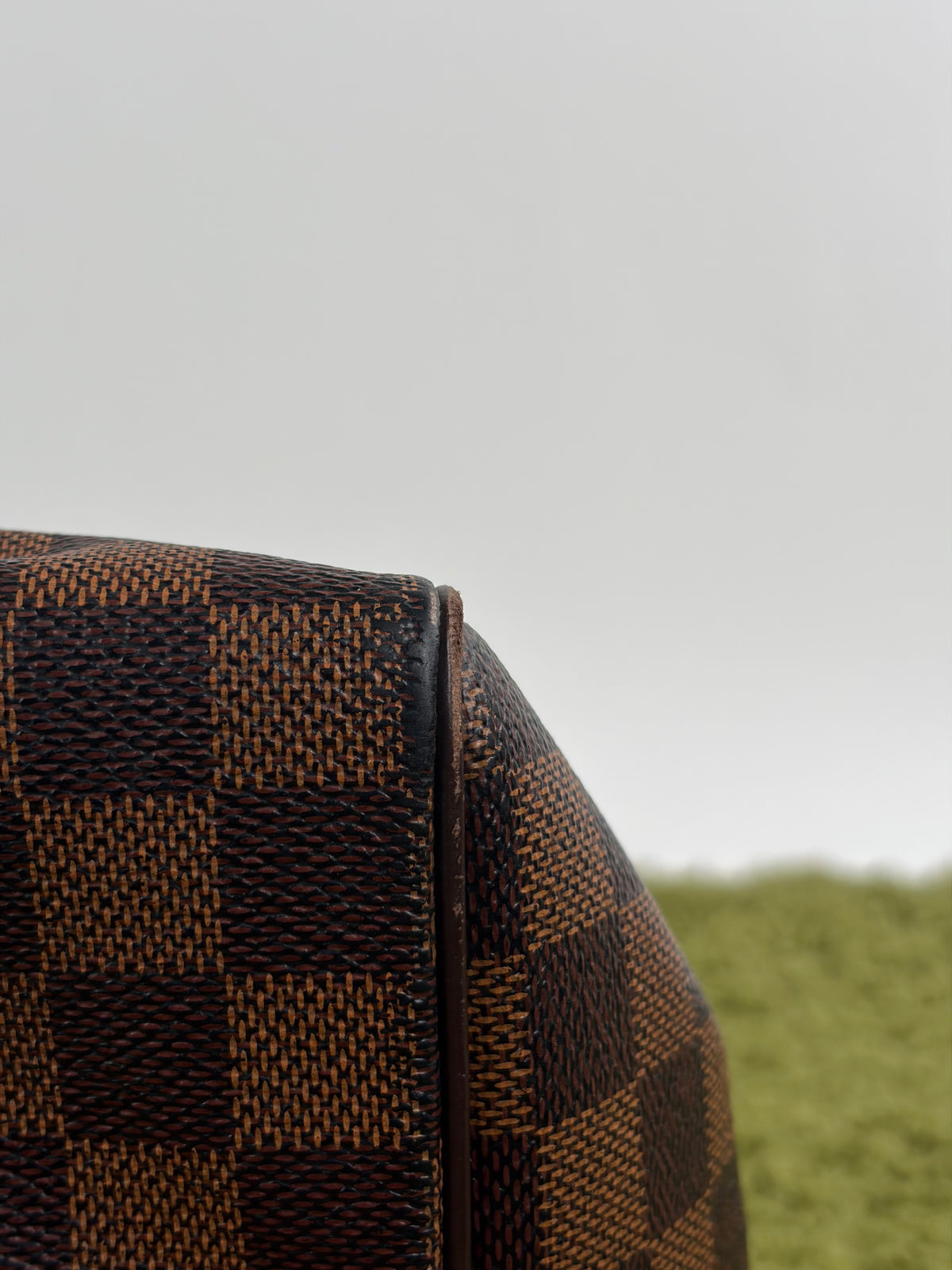 Beauty Case Louis Vuitton in tela Damier Marrone
