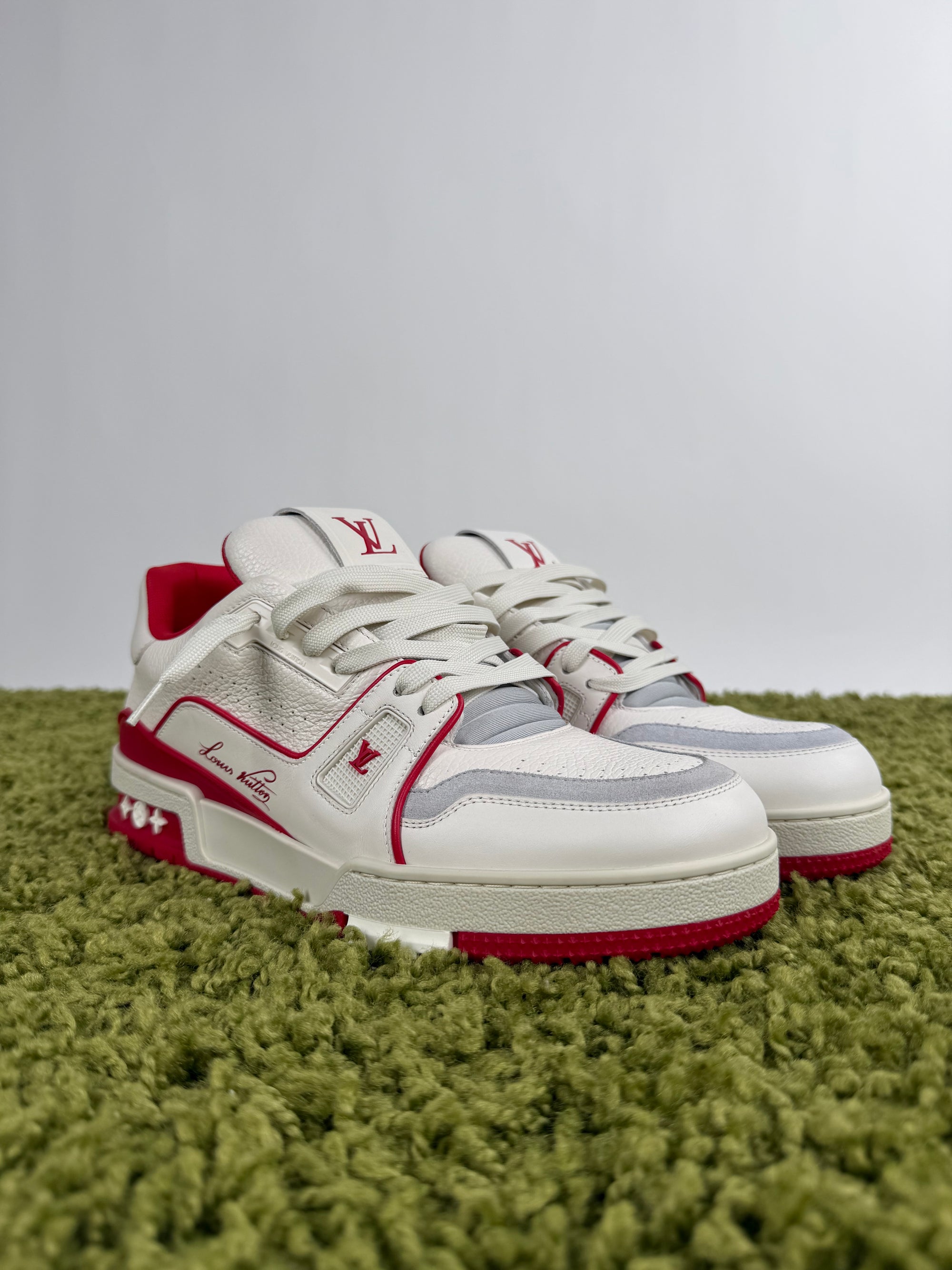 Louis Vuitton Trainer Bianca Rossa 7