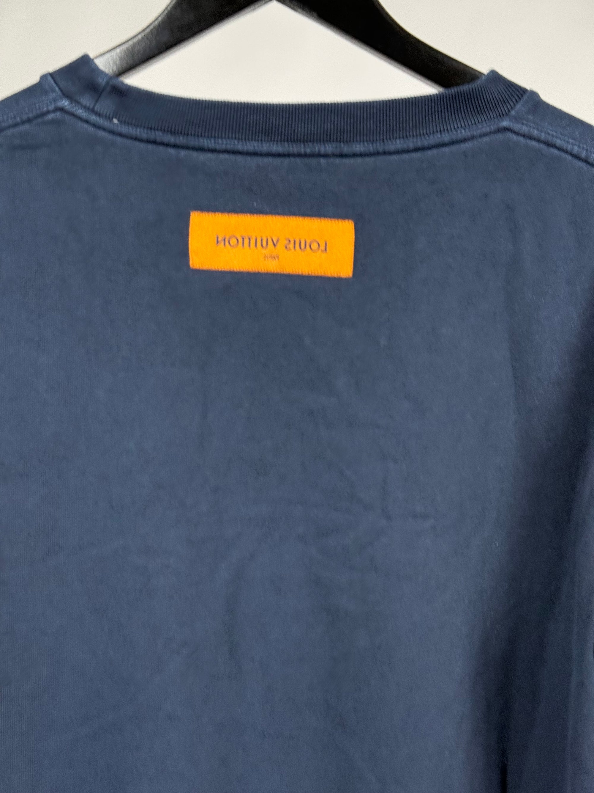 T shirt Louis Vuitton Size L blu