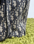 Zaino Dior Saddle In Jacquard e pelle di Vitello Grigio
