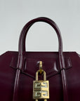 Borsa Mini Antigona Lock Bag Givenchy Bordeaux