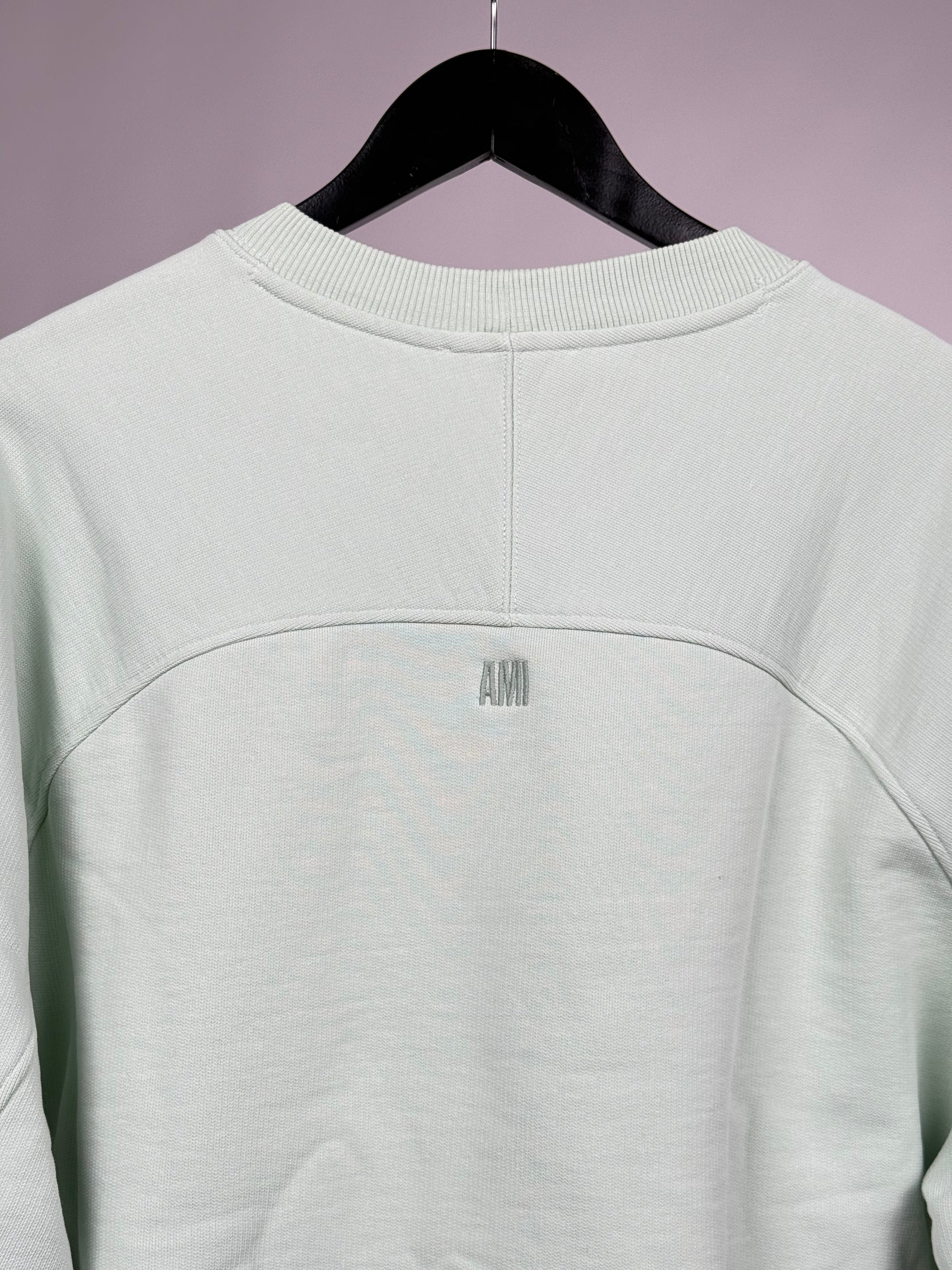 Felpa Ami Size M verde acqua