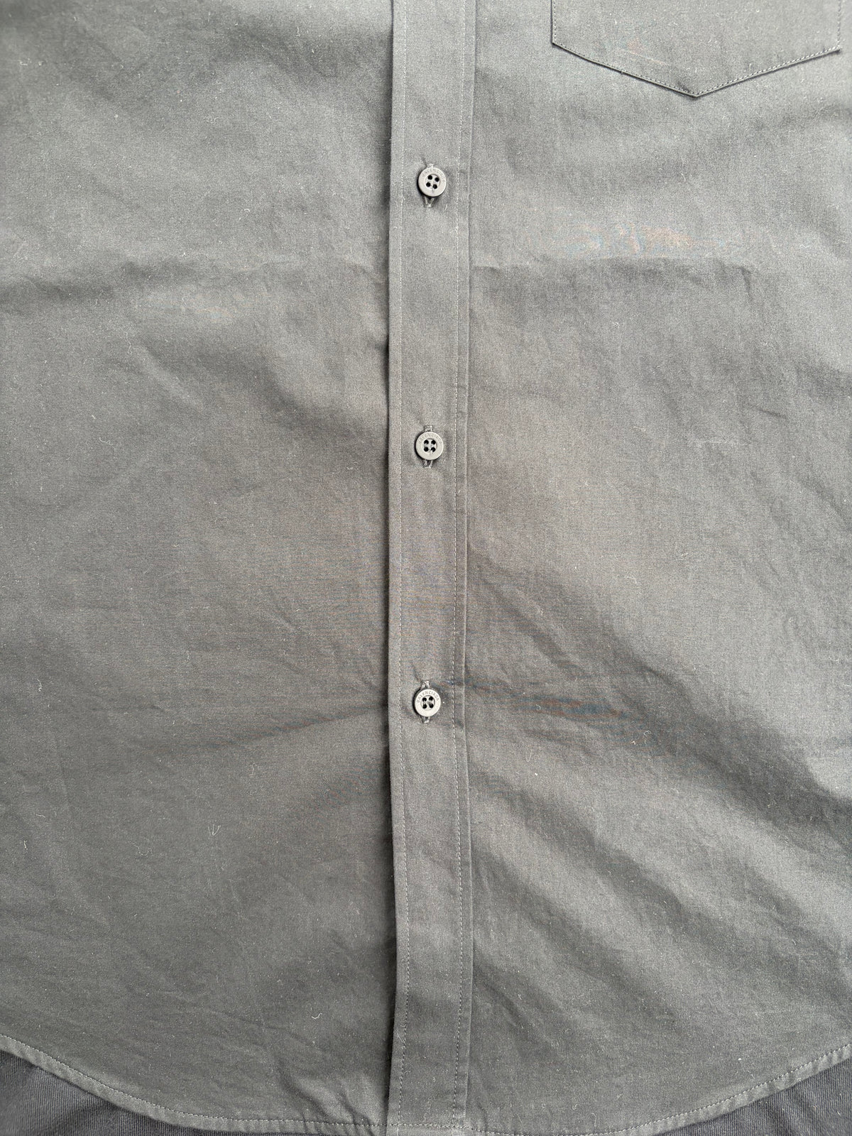 Camicia Balenciaga doppio strato Nera 37