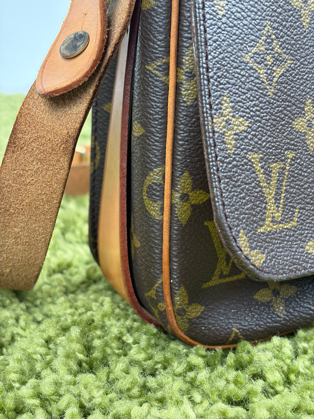 Borsa a tracolla Louis Vuitton Cartouchière Marrone