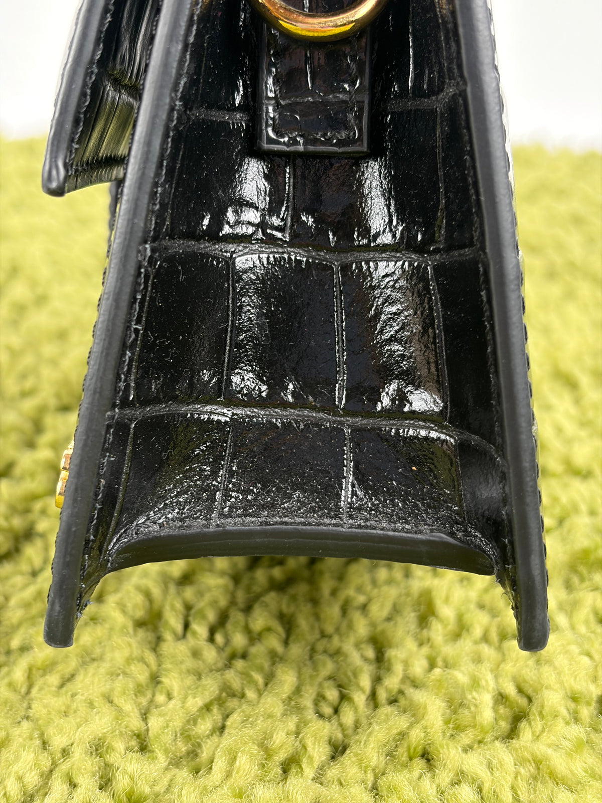 Borsa Jacquemus La grande Bambino Coccodrillo Nero
