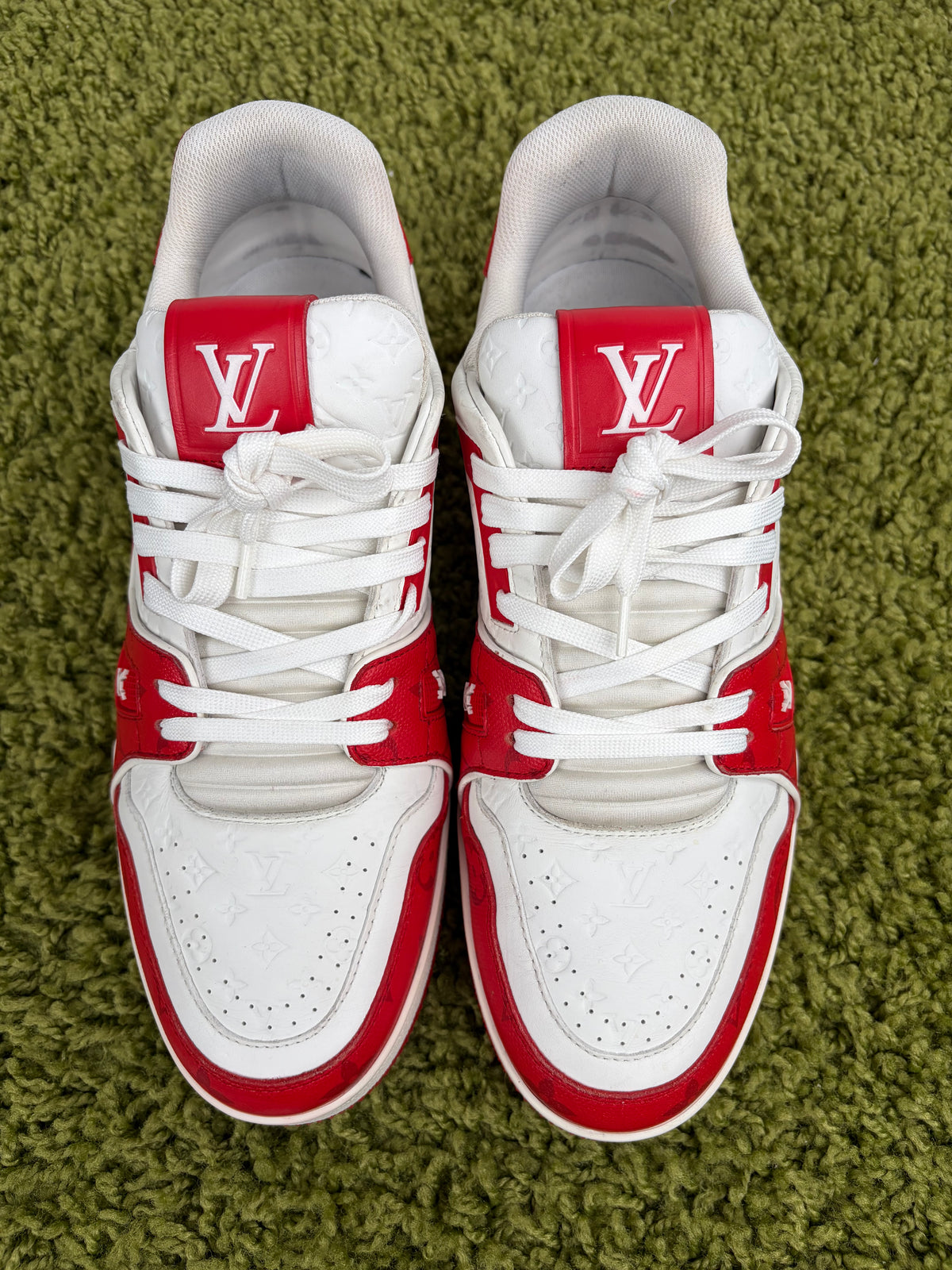 Louis Vuitton Trainer Rosso 9