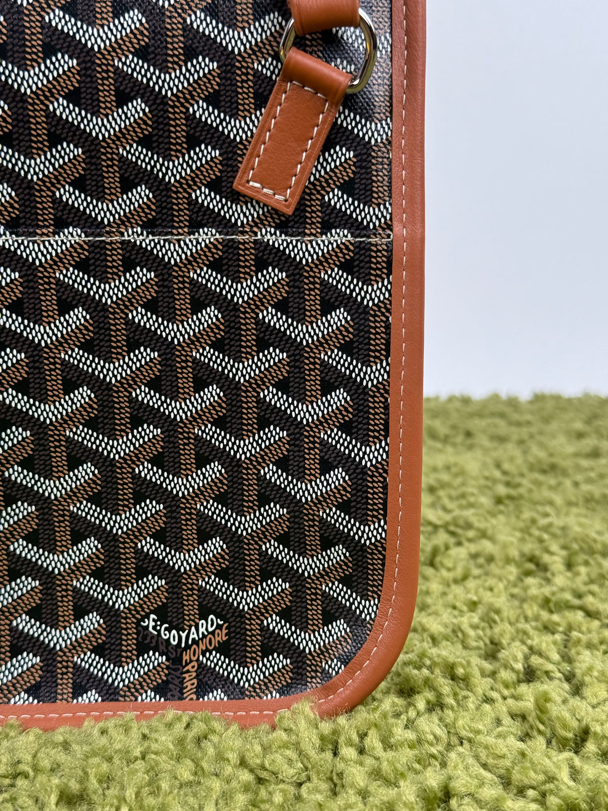 Goyard Borsa Coursier Messenger Marrone Nero