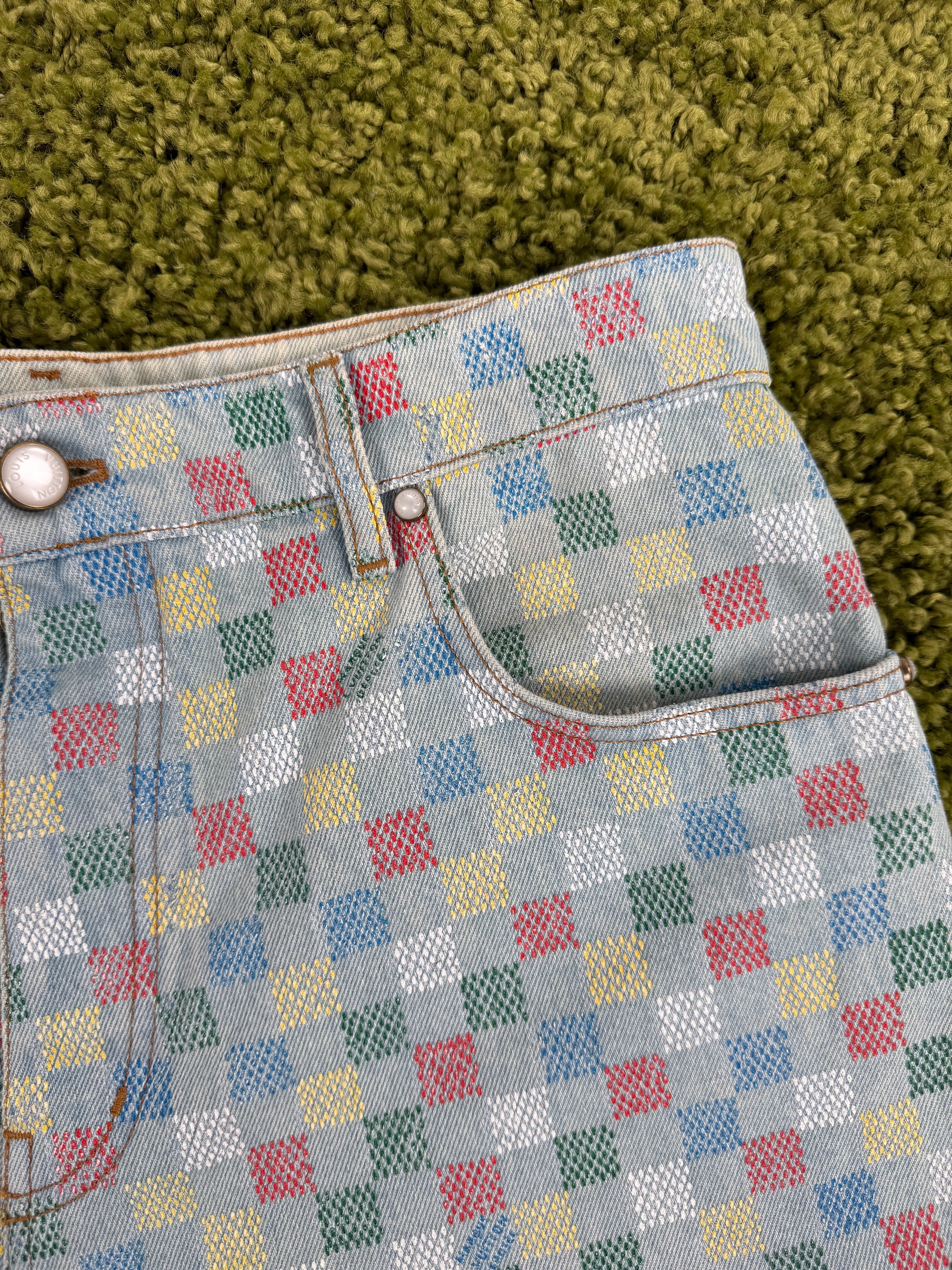 Completo Louis Vuitton in denim Giacca L Jeans S/M