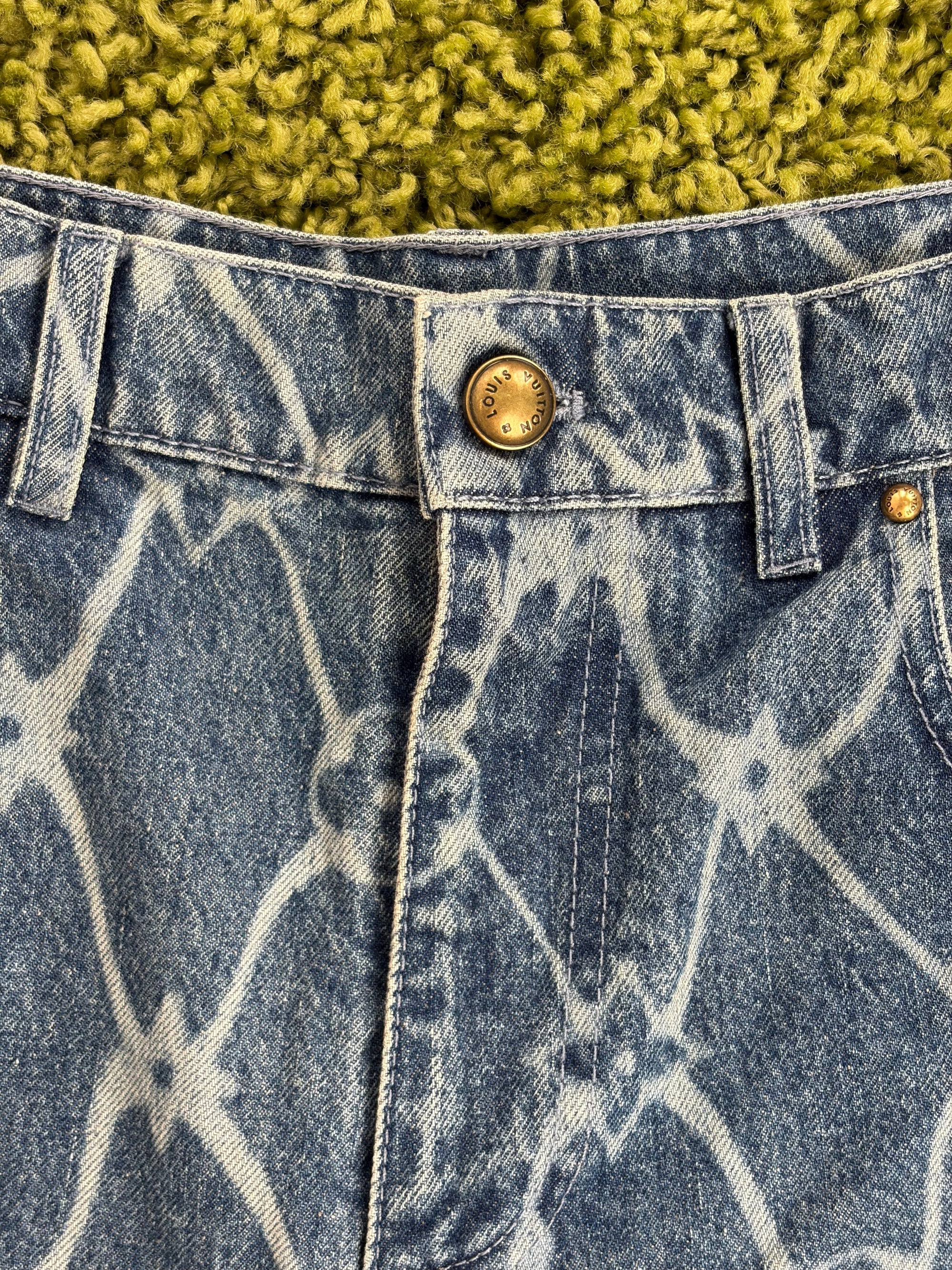 Jeans corto Louis Vuitton Size 44 blu
