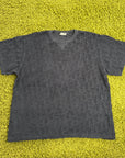 T-Shirt Christian Dior in Jacquard Oblique Blu XL