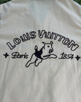 Camicia Louis Vuitton Size XL gialla marrone e bianca