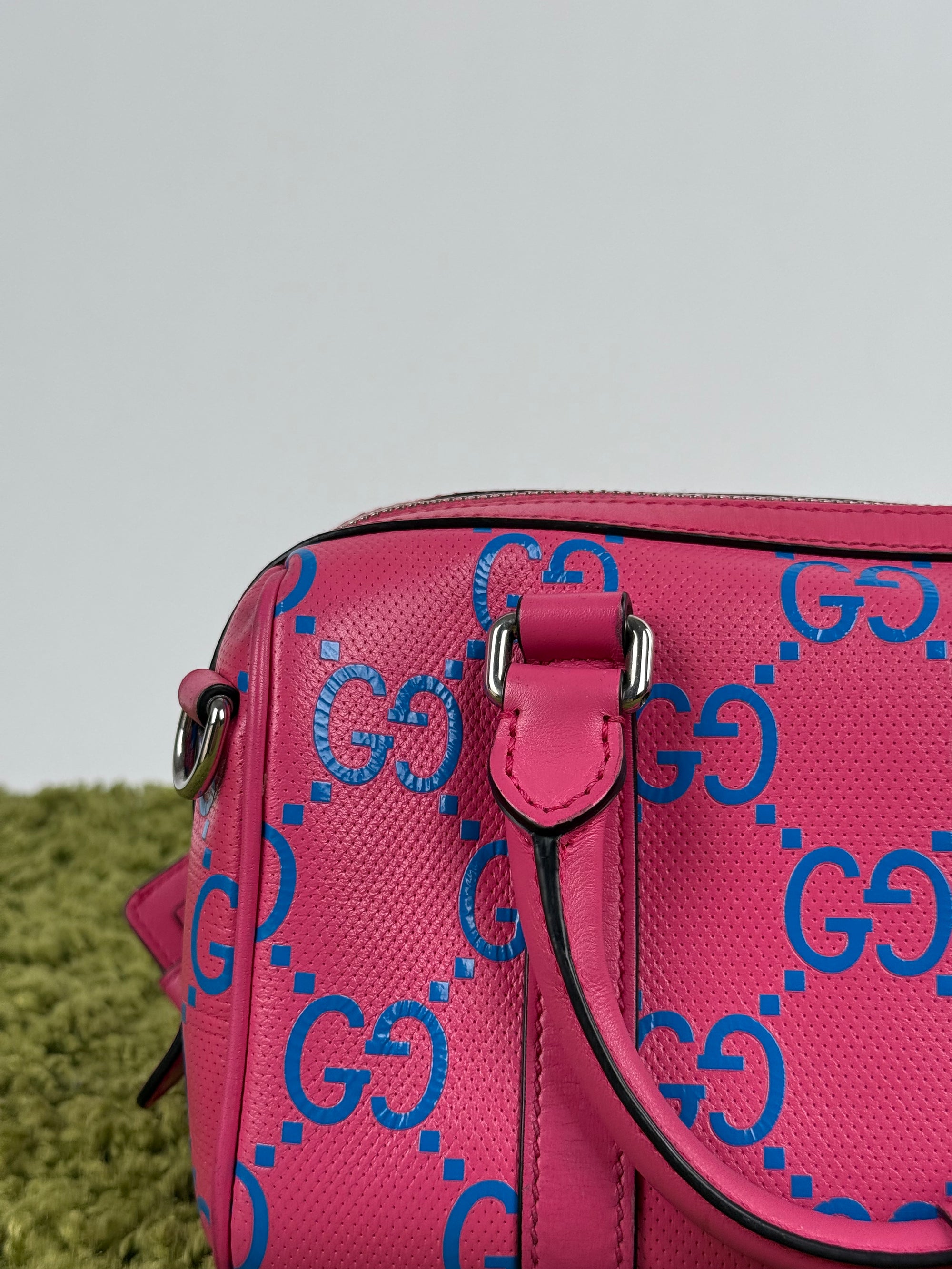 Borsa Boston Gucci Rosa Multicolor