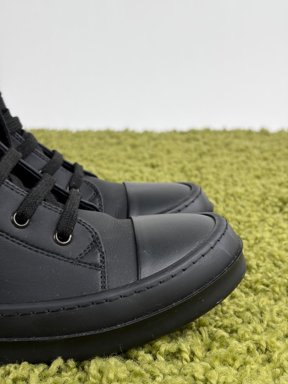 Rick owens DRKSHDW Ramones Size 39 nere - Second Hand Di Fiore