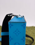 Mini Borsa a tracolla Louis Vuitton Gaston Azzurra