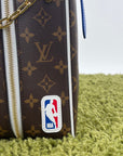 Beauty Case Louis Vuitton X NBA Marrone