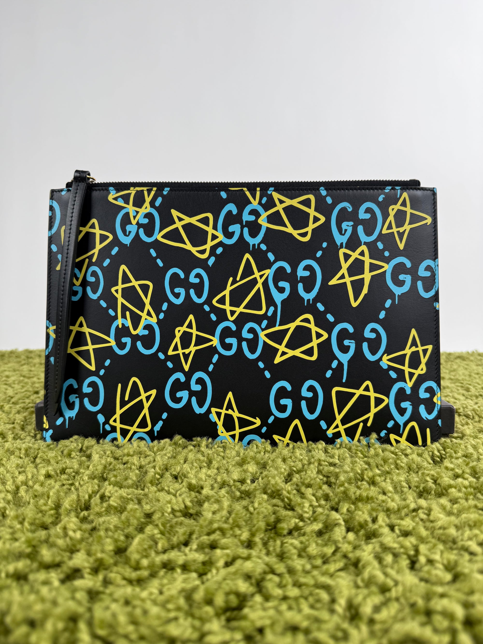 Pochette GucciGhost Nera Multicolor