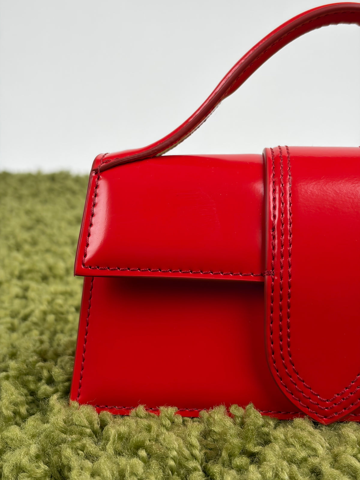 Borsa mini Jacquemus La grande Bambino rosso