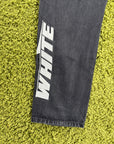 Jeans Off White in Denim Nero 34