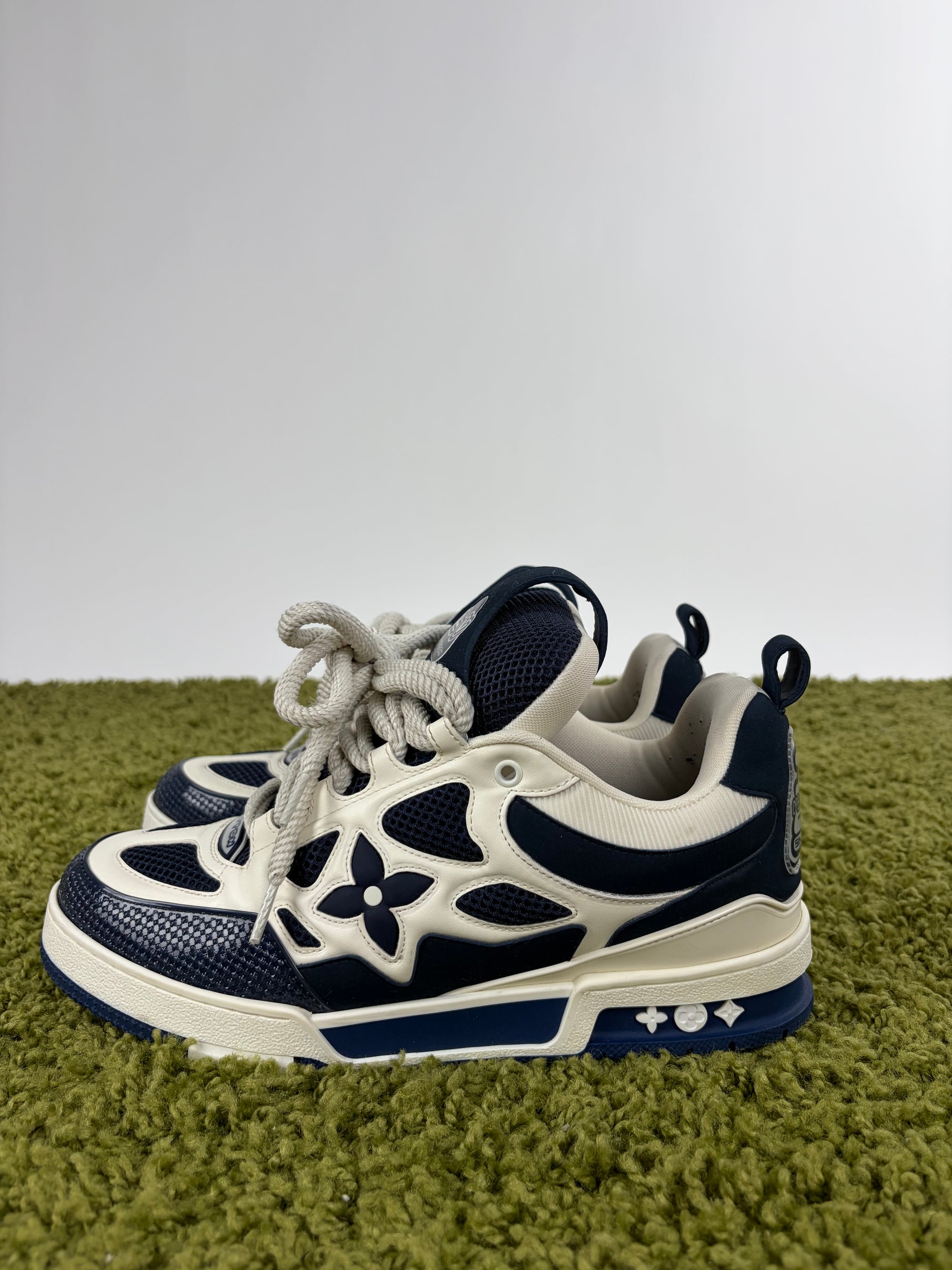 Louis vuitton skate Size 8=42 calza 43 blu e bianca