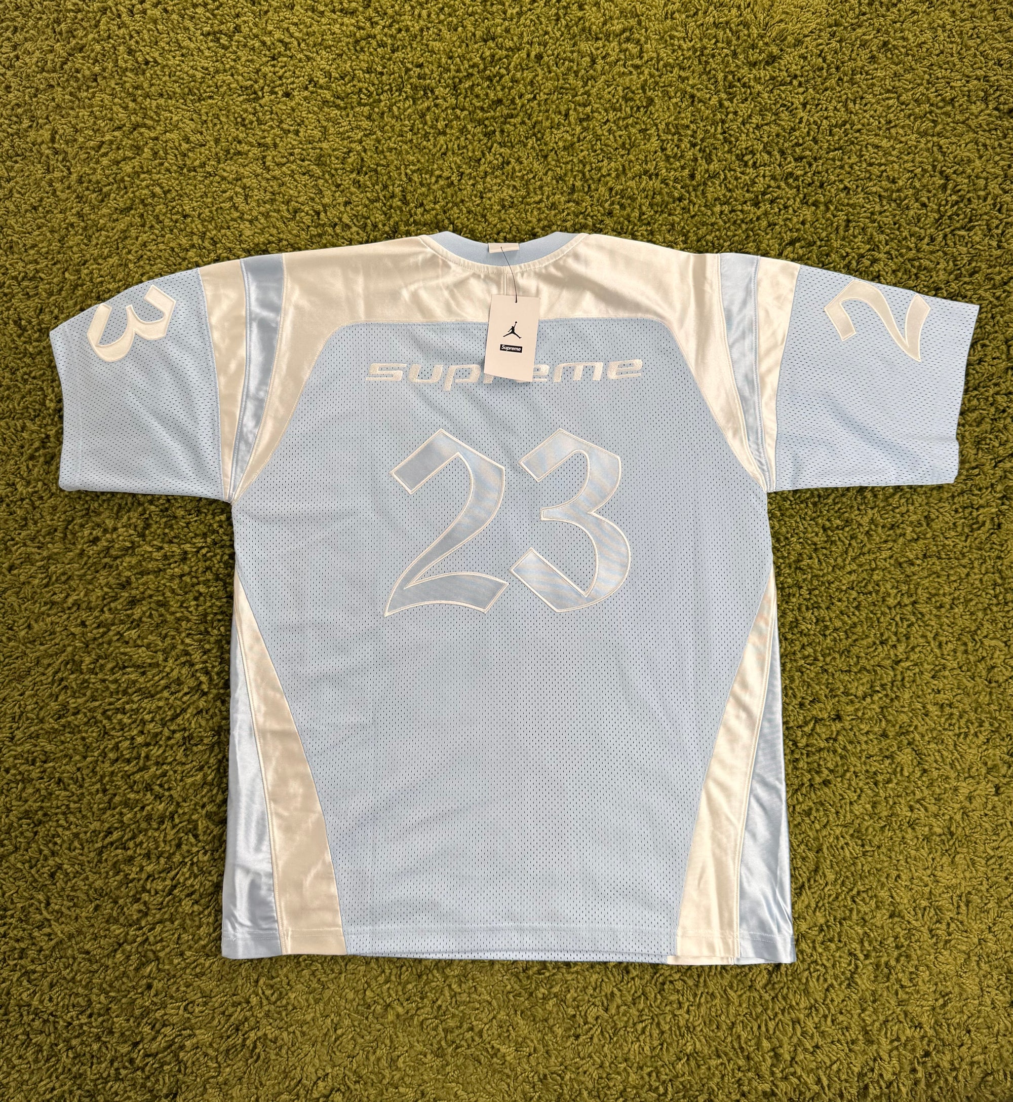 Completo Supreme X Jordan Azzurro Jersey M Pantaloncino M