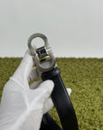 Ferragamo cintura in pelle nera