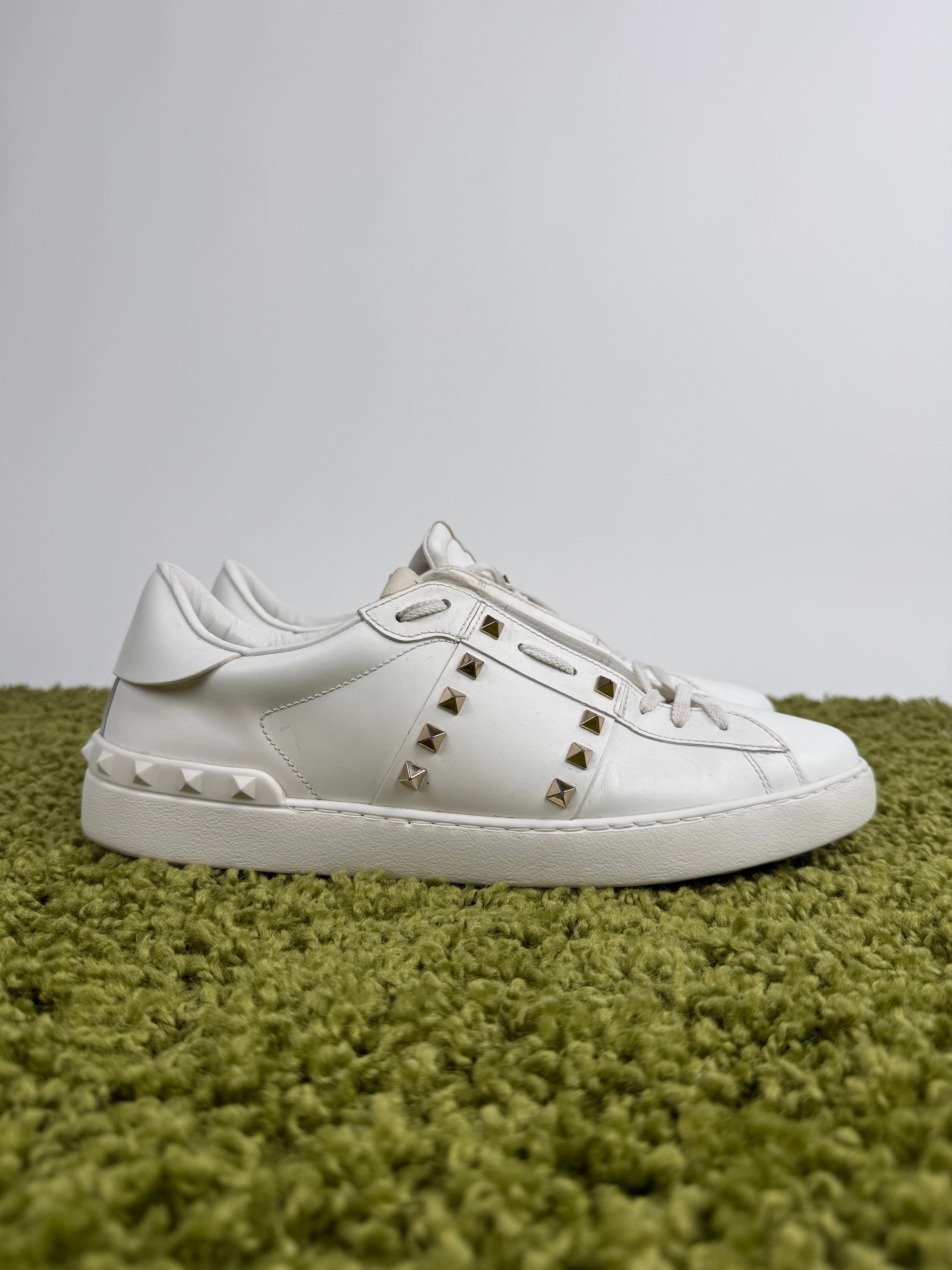 Valentino Rockstud Sneaker Bianca 45