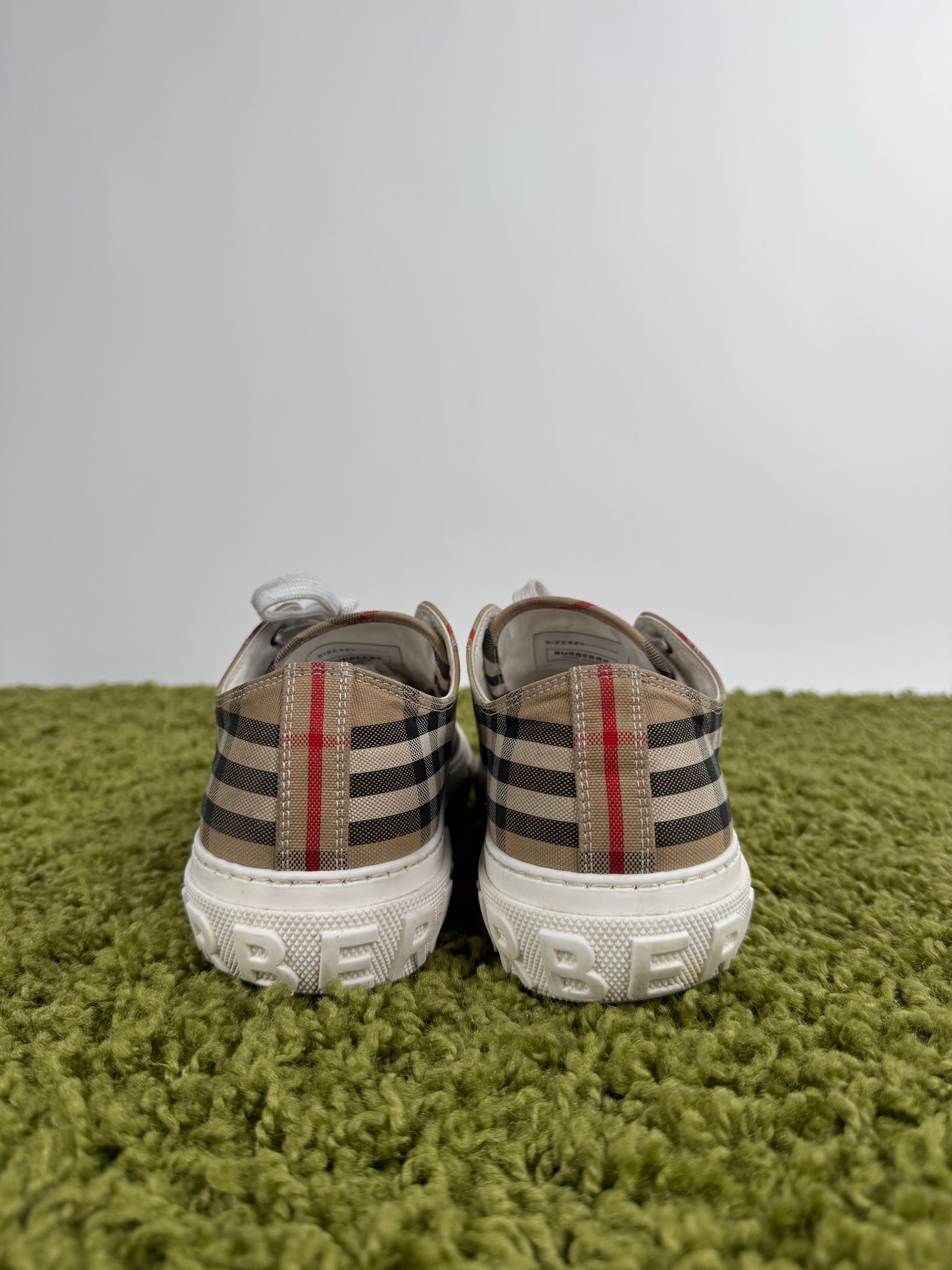 Burberry Check Sneaker Beige 42.5