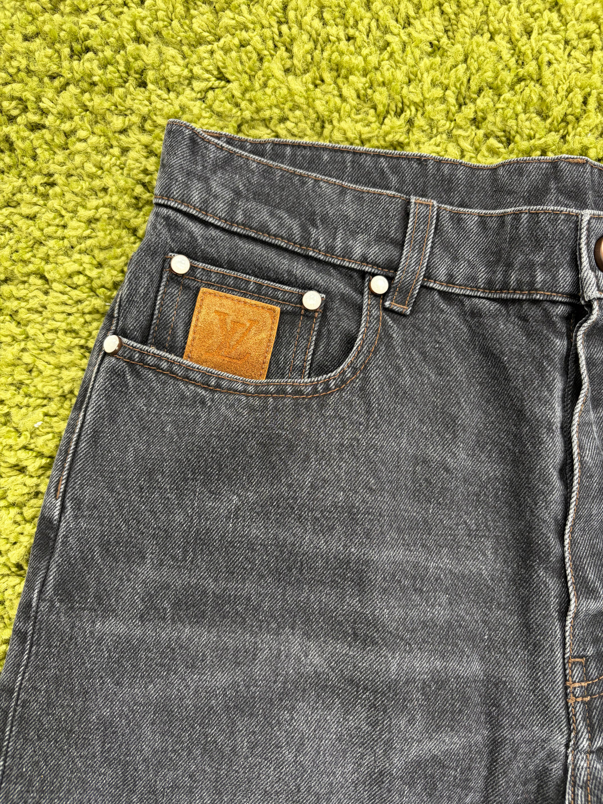 Jeans Louis Vuitton In Denim Nero 32