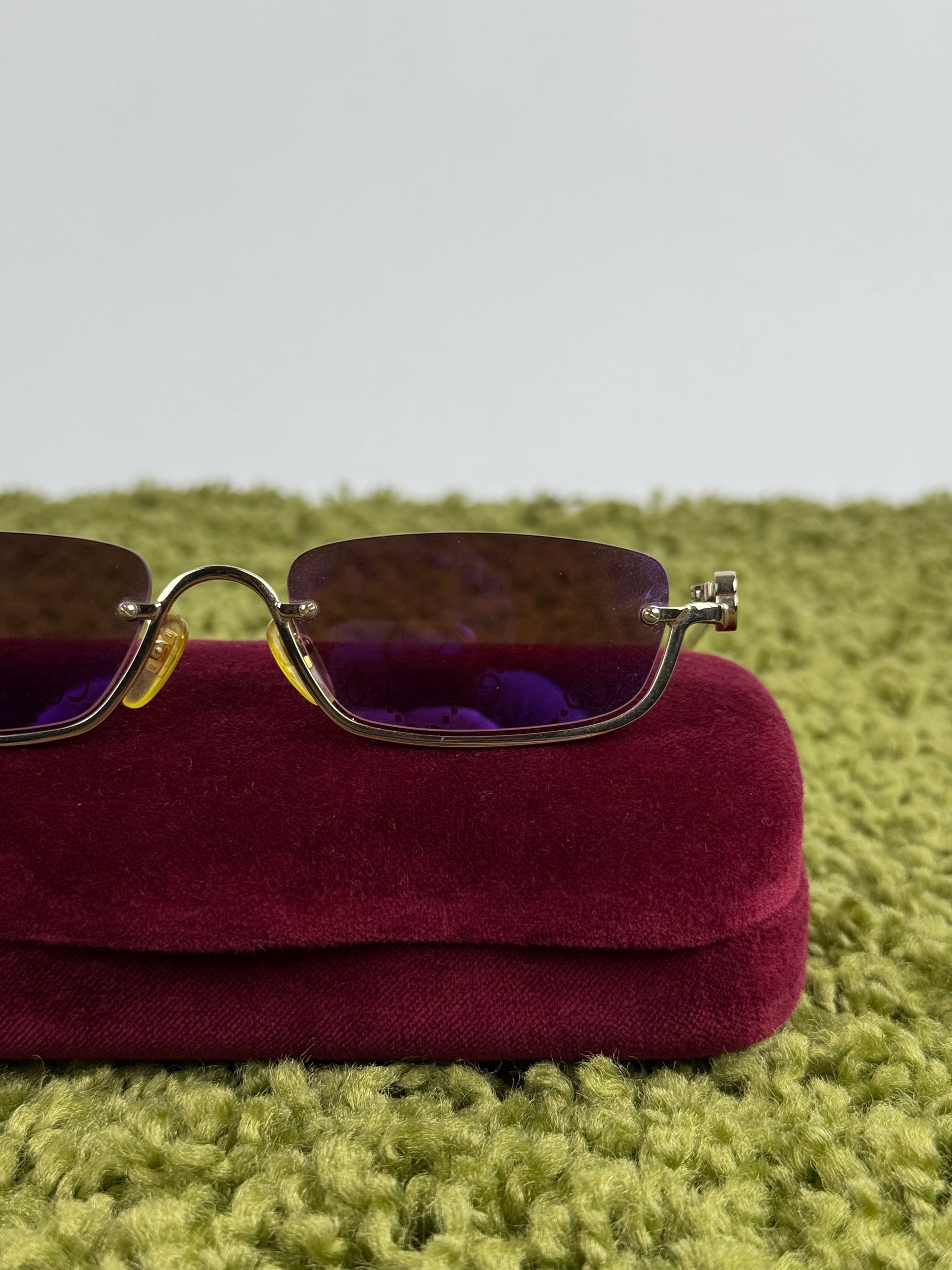Occhiali Gucci Monogram Rossi