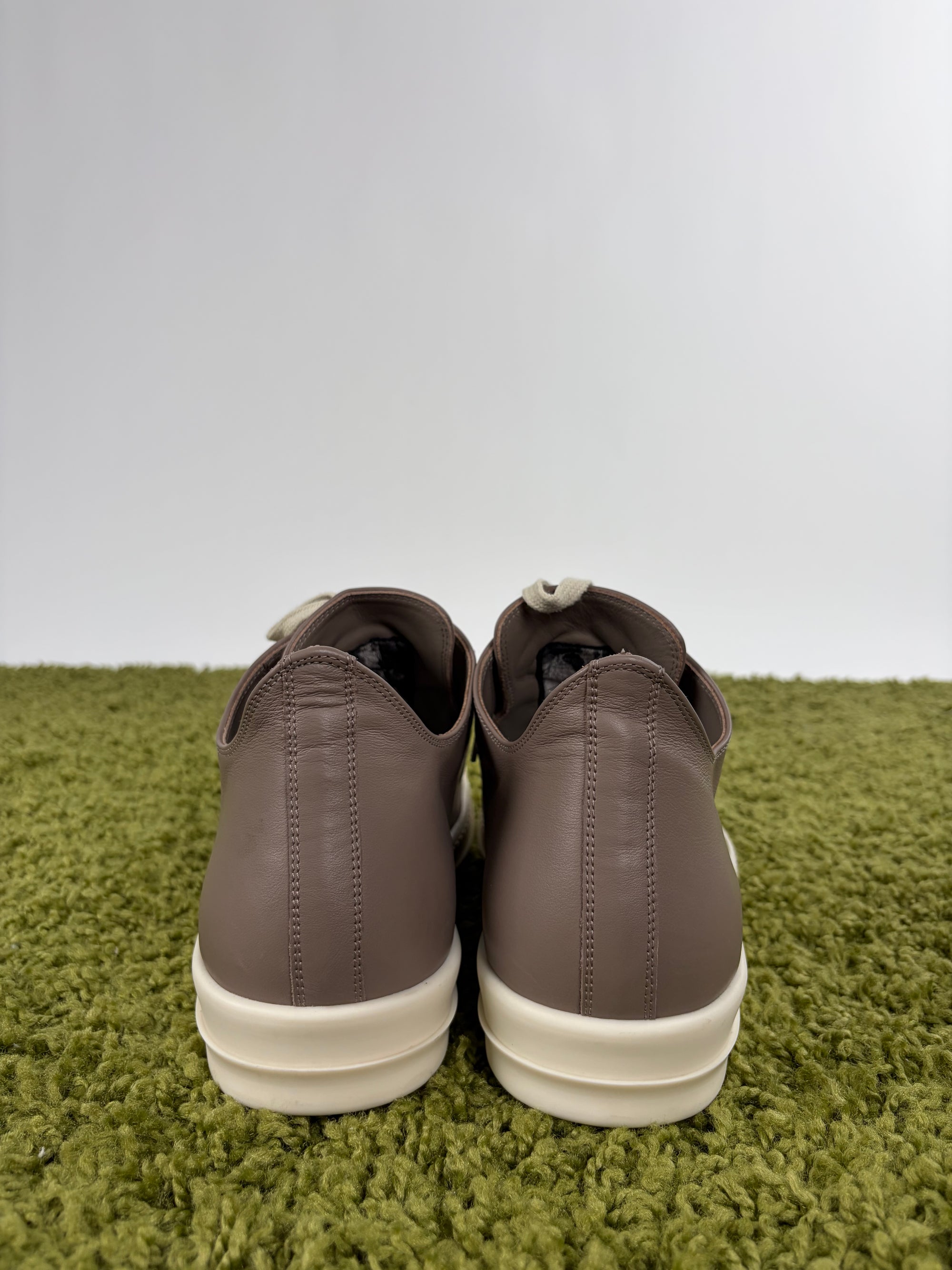 Rick owens in pelle DEKSHDW Size  45 grigia e bianca
