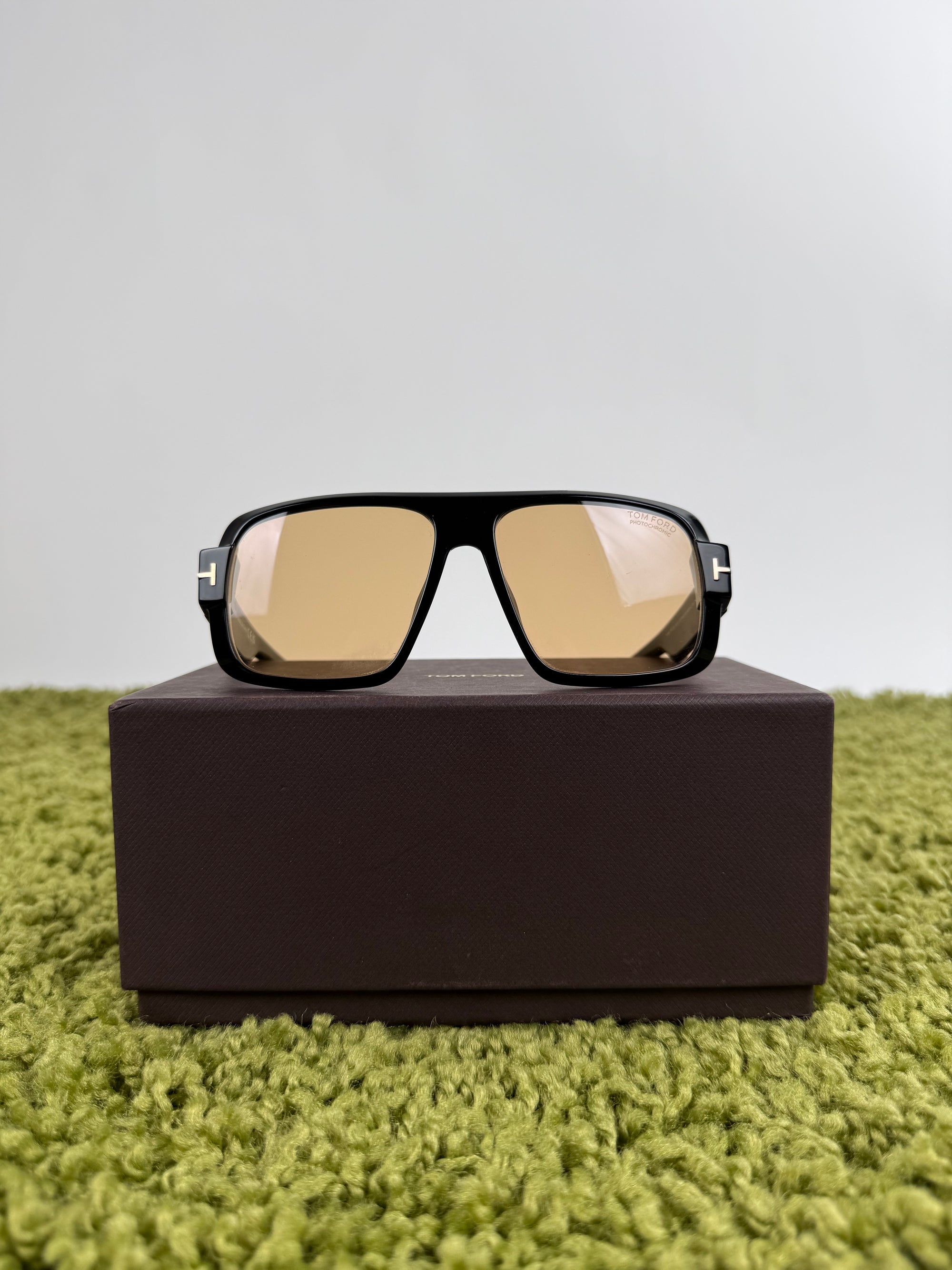 Occhiali Da sole TomFord Neri con lente gialla