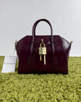 Borsa Mini Antigona Lock Bag Givenchy Bordeaux